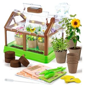 Kids Gardening Kit with Greenhouse and Tools